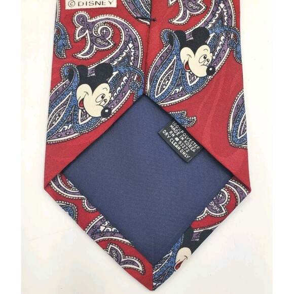 Disney Mickey Mouse Paisely Necktie‎ - Picture 4 of 5